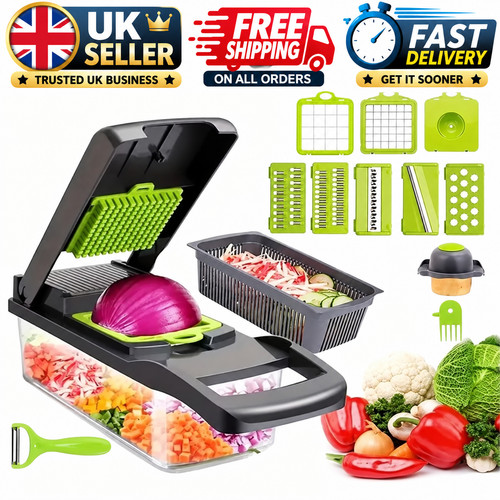 Vegetable chopper - 16-in-1,