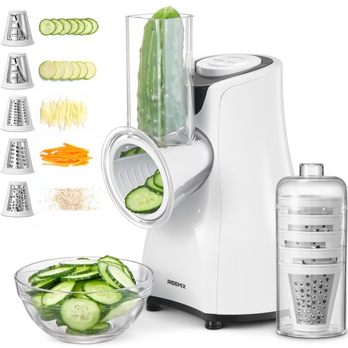 Electric cheese grater in - cheese, 5-in-1
